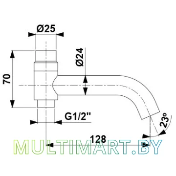 Излив Armatura Moza 835-670-31 картинка 2